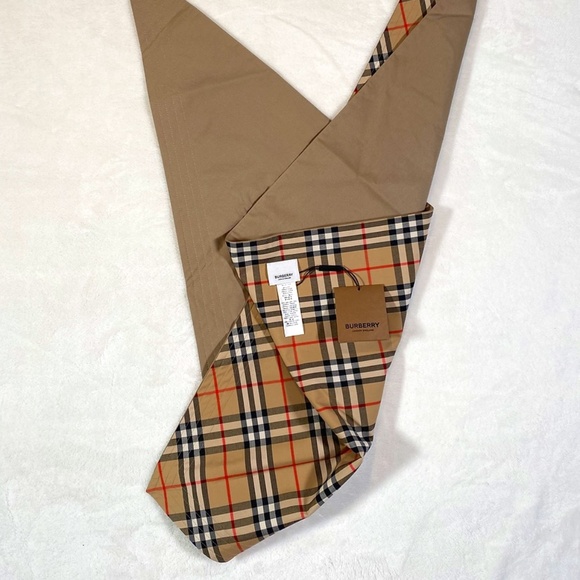 Burberry Accessories - Burberry Reversible Check Cotton Bandana